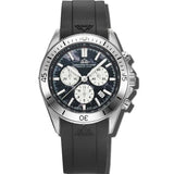 Christophe Duchamp Stratos - Black Dial & 316L Stainless Steel & FKM Rubber Strap