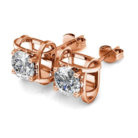 Boxed Majestic Beauty Necklace and Stud Earrings Set Embellished with SWAROVSKI® Crystals