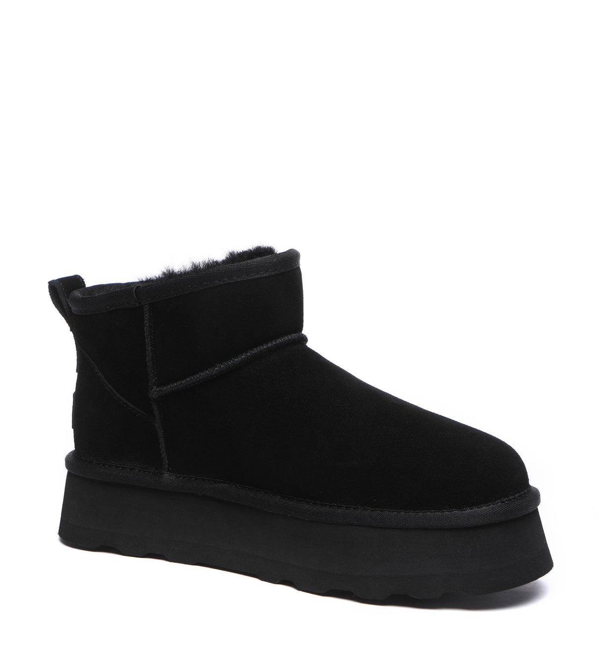 Australian Shepherd UGG Thick Bottom Ronnie - Black
