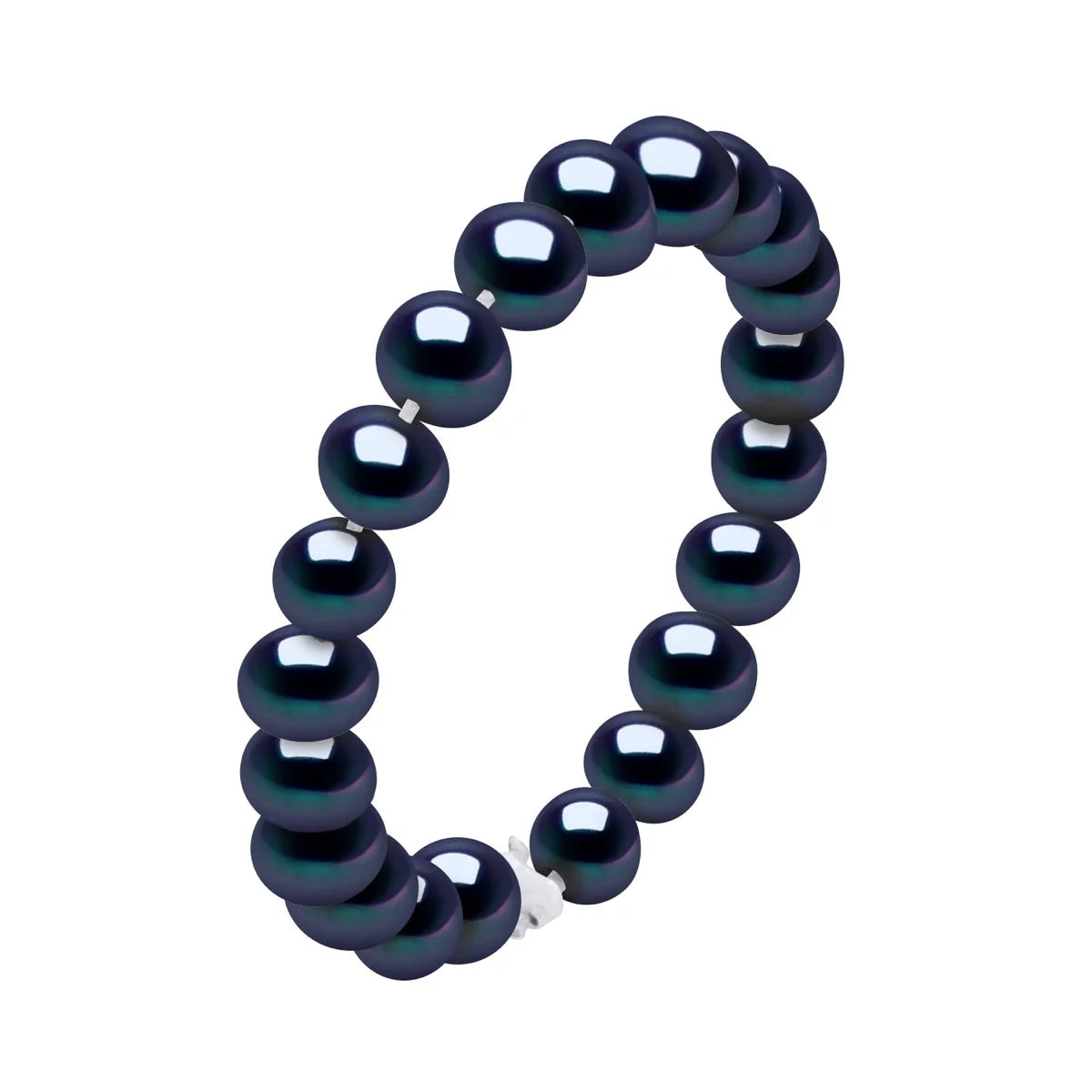 Ring Talisman Freshwater Pearl Black Sterling Silver