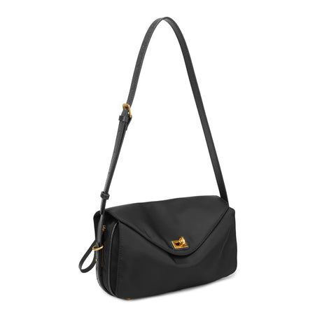 BAMEI Water-Resistant Ballistic Nylon Crossbody Bag - Black