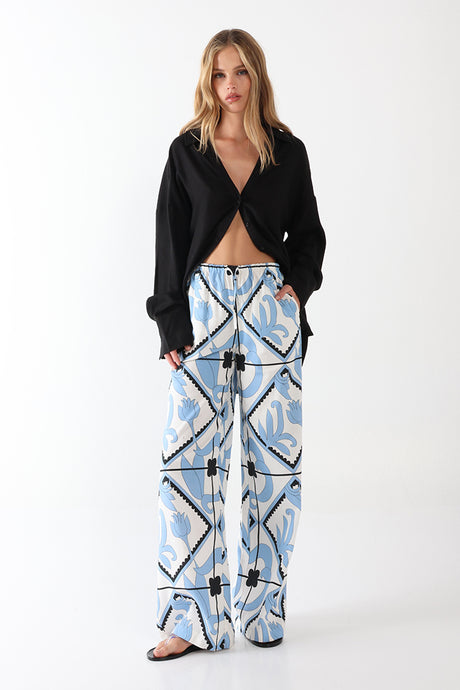 Lost In Lunar Women's Foster Shirt - Noir