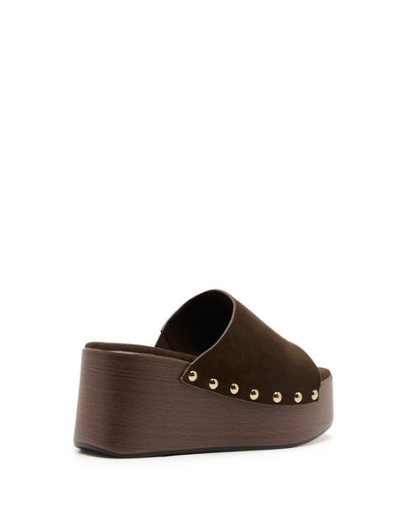 Therapy Imani Chocolate Faux Suede