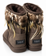 Australian Leather Ugg Classic Feather - Chocolate - AU7