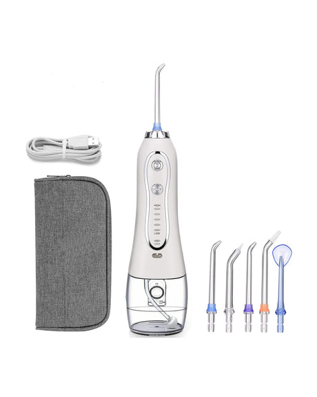 TODO Rechargeable Water Dental Jet Pick Flosser 5 Mode 110 PSI 2000mAh 3.7V Travel Oral Irrigator