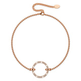 Boxed Orbit of Radiance Earrings & Beauty Bracelet Set with SWAROVSKI® Crystal in Rose Gold