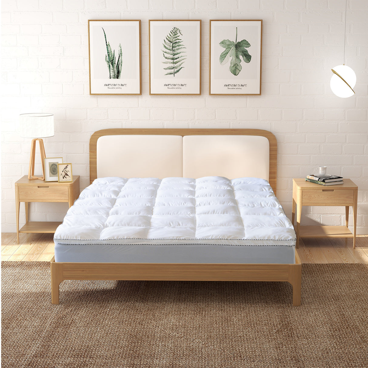 Royal Comfort 1200GSM Deluxe 7-Zone Mattress Topper