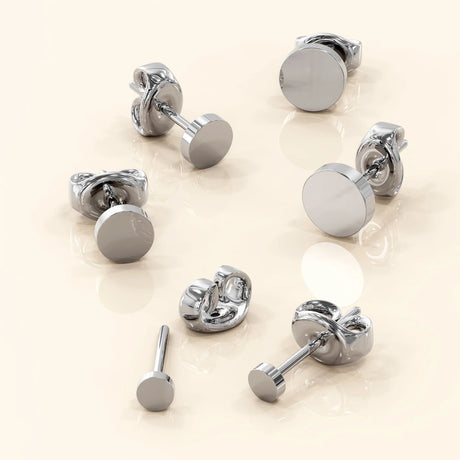 Bullion Gold Simplicity Stud Earrings 3mm