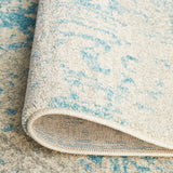 Evoke 253 White Blue Rug