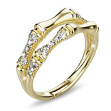 Adjustable Chunky Gold Raptor Joint Ring