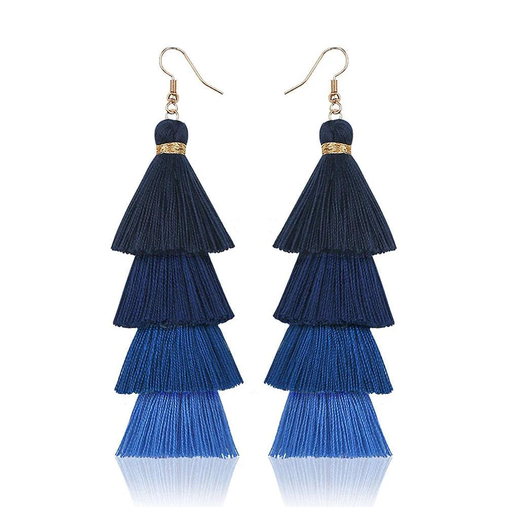 Tayla Extended Tassel Earrings