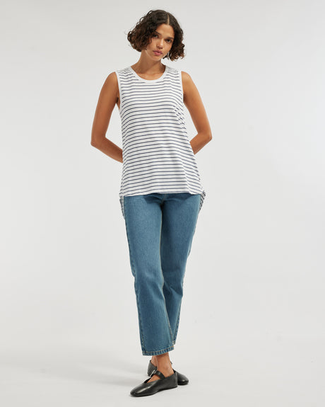 Amelius Claudia Longline Tank - Stripe