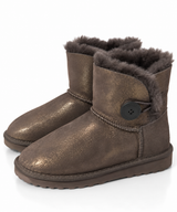 Australian Leather Ugg Classic 1Button - Chocolate Gold Glitter - AU8