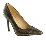 Bosccolo Womens Spike Heels Linen - Black