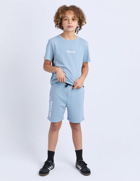 St Goliath Boys Podium Fleece Short - Light Blue