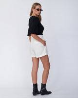 Amelius Frances Three Quarter Puff Sleeve Knit - Black