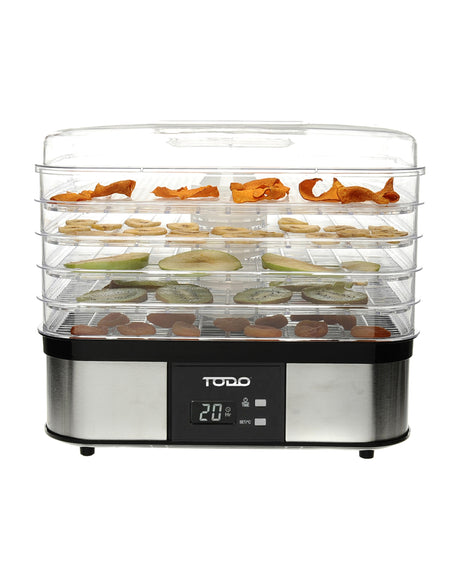 TODO 250W Stainless Steel Food Dehydrator Preserve Yogurt Fruit Dryer Jerky Maker