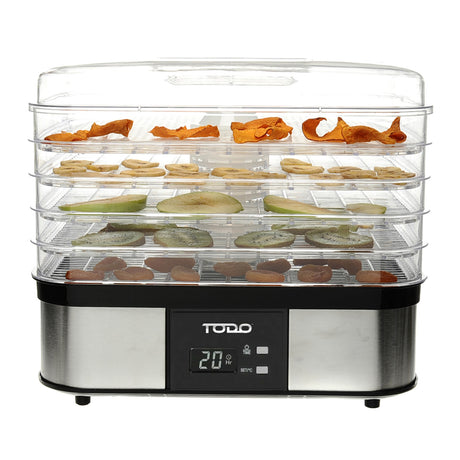 TODO 250W Stainless Steel Food Dehydrator Preserve Yogurt Fruit Dryer Jerky Maker