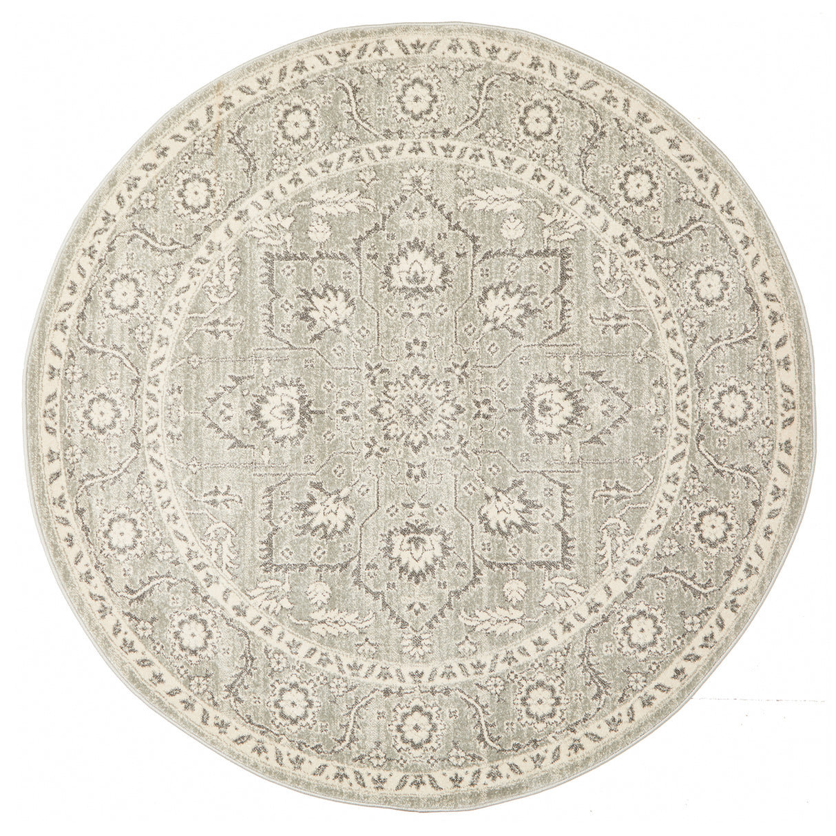 Evoke 261 Silver Round Rug