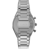 Timex Men’s Q Timex Chronograph Silver & Blue