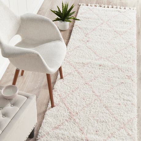 Saffron 44 Pink Runner Rug