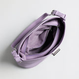 Pebbled Calfskin Half-Moon Hobo - Lilac