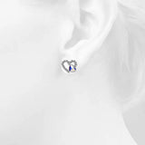 Krystal Couture Fancy Heart Earrings Embellished with SWAROVSKI Crystals
