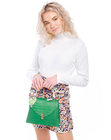 Bosccolo Handbag - Green Croco