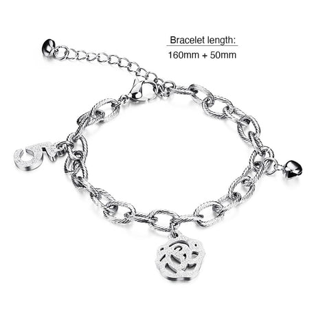 Bullion Gold Mixed Charm Bracelet