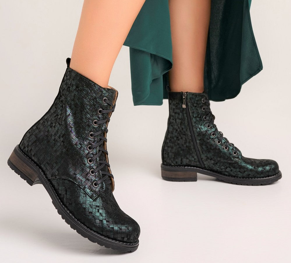 Bosccolo Womens Boots - Green