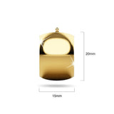 Bullion Gold Hannah Gold Titanium Hoop Earrings