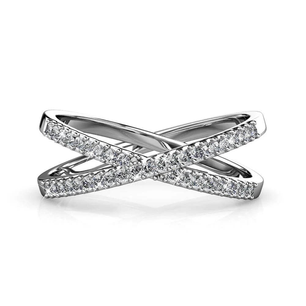 Krystal Couture Synergy Ring Embellished with SWAROVSKI Crystals