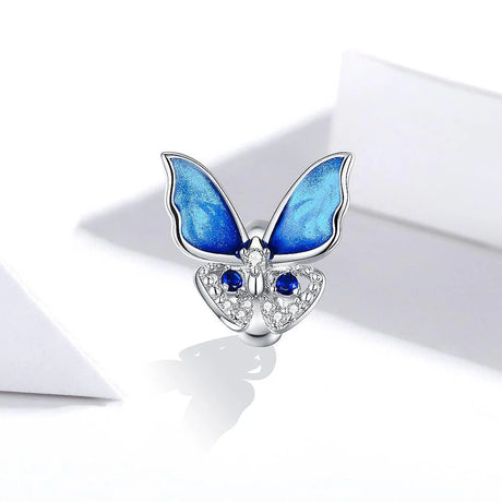 Solid 925 Sterling Silver Butterfly Fly Away Pandora Inspired Charm