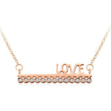 Bullion Gold Love On Top Necklace