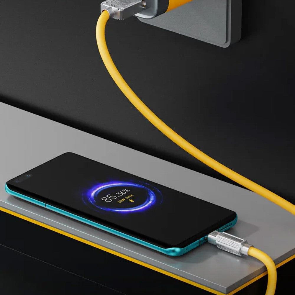 Transformers Type-C USB to Apple Charge Data Cable 1.5m 2.4A USB TF-A02 - Yellow