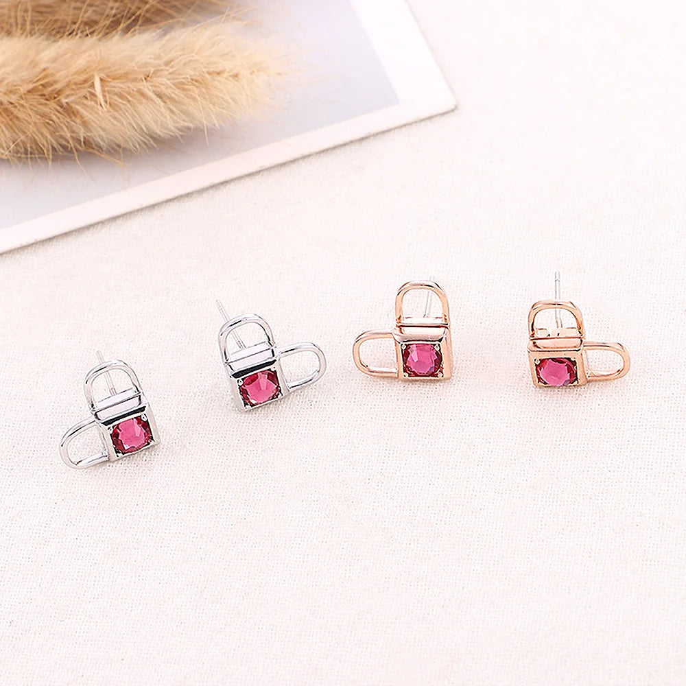 Boxed Celeste Heart Necklace and Earrings Set Embellished with SWAROVSKI® crystals