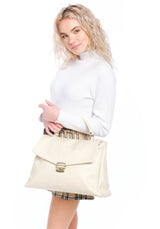 Bosccolo Briefcase - Beige