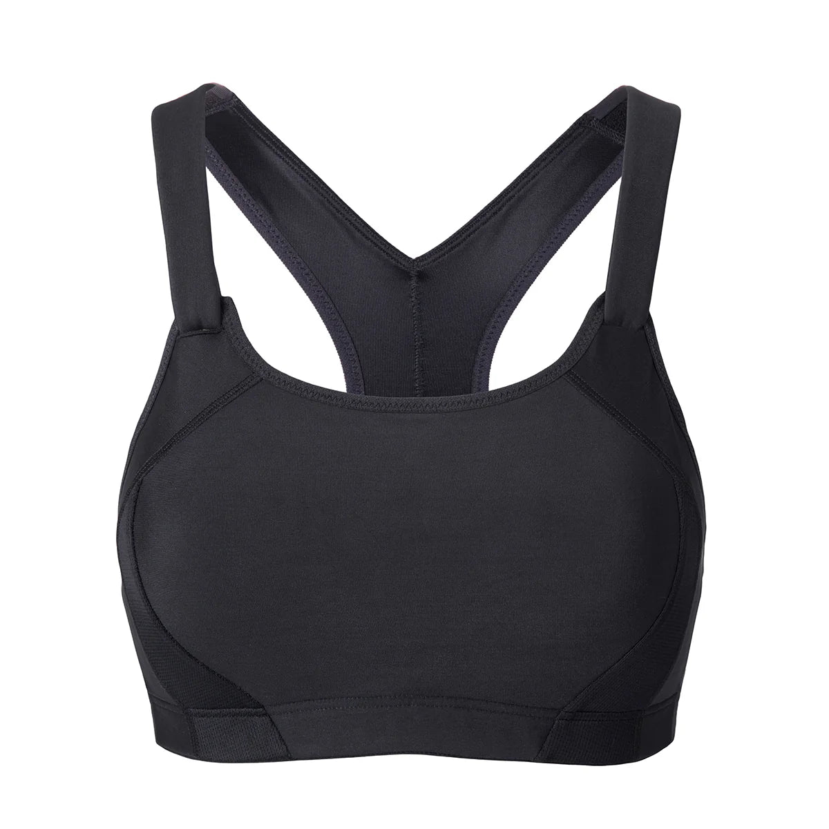 Ultra Max High Performance Padded Wireless Sports Bra - Black