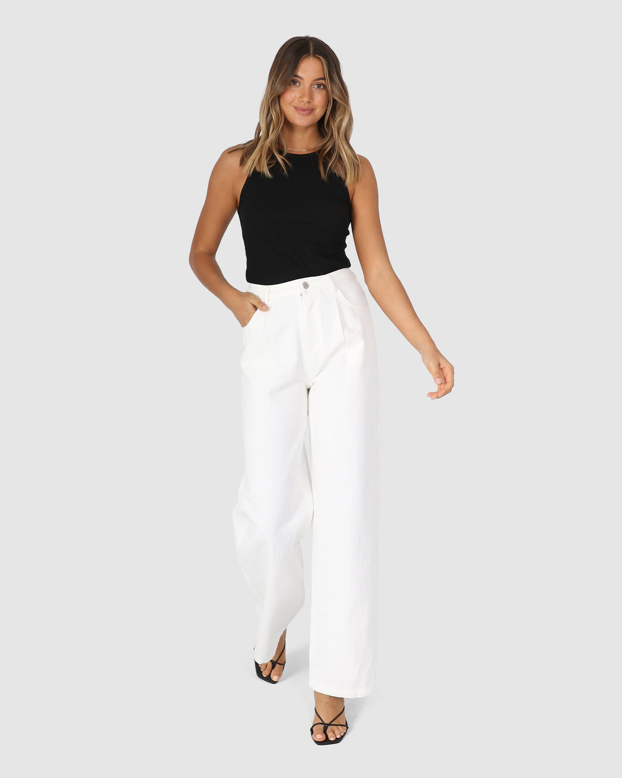 BY.DYLN Mave Jeans - White