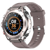2 in 1 Bluetooth Smart Watch TWS Wireless Earphones 1.28" 9D Touch Screen BT 5.0 - Gun Pink