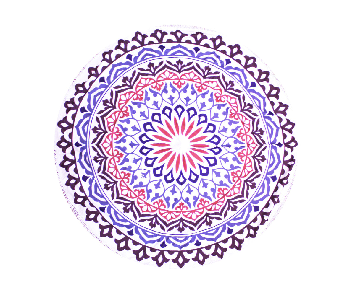 TODO Luxury Thick Microfiber Round Beach Towel Throw Rug Ttowel Warrior Princess