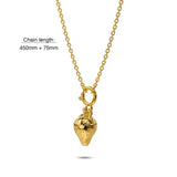 Bullion Gold Strawberry Gold Charm Necklace