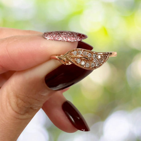 Bullion Gold The Leaf Ring