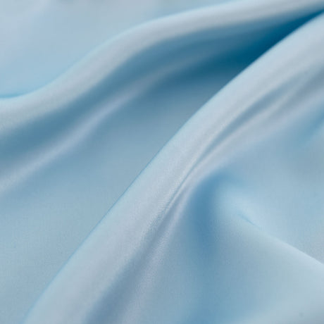 MULBERRY SILK PILLOW CASE TWIN PACK - SIZE: 51X76CM - SOFT BLUE