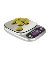 3Kg Stainless Steel Kitchen Scale Backlit Lcd Display 0.1G Graduation Jewelry Platform