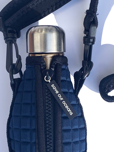 Shoulder strap carry cover (for Future Bottle) - 750 ml size -  Black