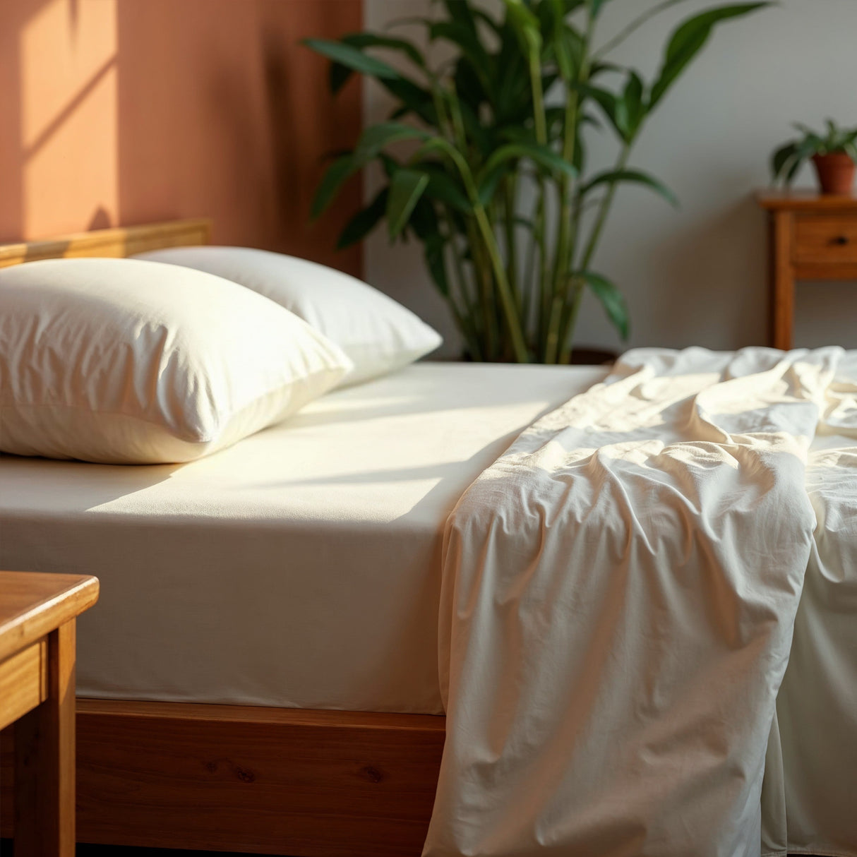 Royal Comfort Blended Bamboo Sheet Set Dark Ivory