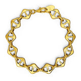 Bullion Gold Rhombus Chain link