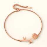 Bullion Gold One Piece Rose Bracelet in Rose Gold Layered Steel Jewellery