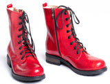 Bosccolo Womens Boots - Red Snake
